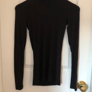long black turtle neck